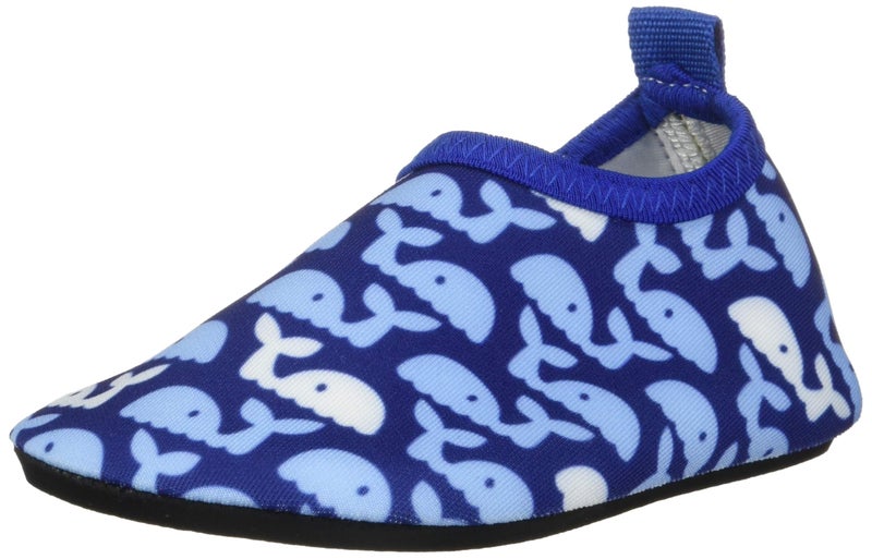 Bigib Toddler Kids Swim Water Shoes Quick Dry Non-Slip Water Skin Barefoot Sports Shoes Aqua Socks for Boys Girls Toddler, Whale, 3 Infant